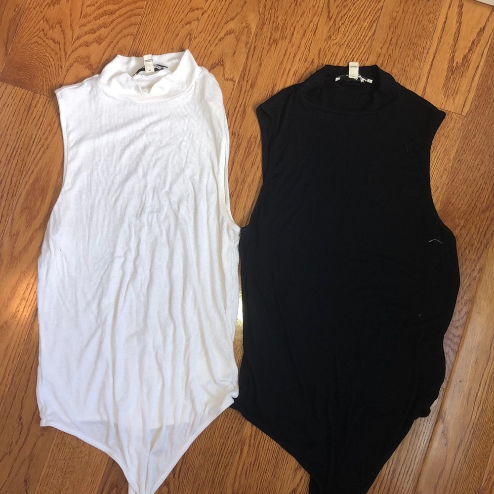 Express mock neck bodysuits